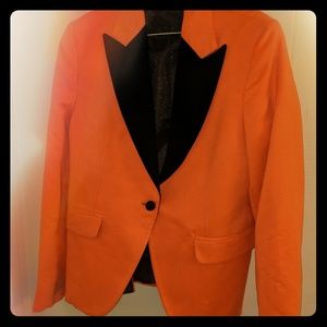 Orange and black Blazer